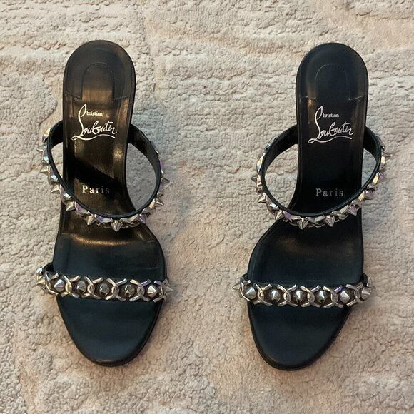 Christian Louboutin Shoes - Christian Louboutin Just Chain Heels black